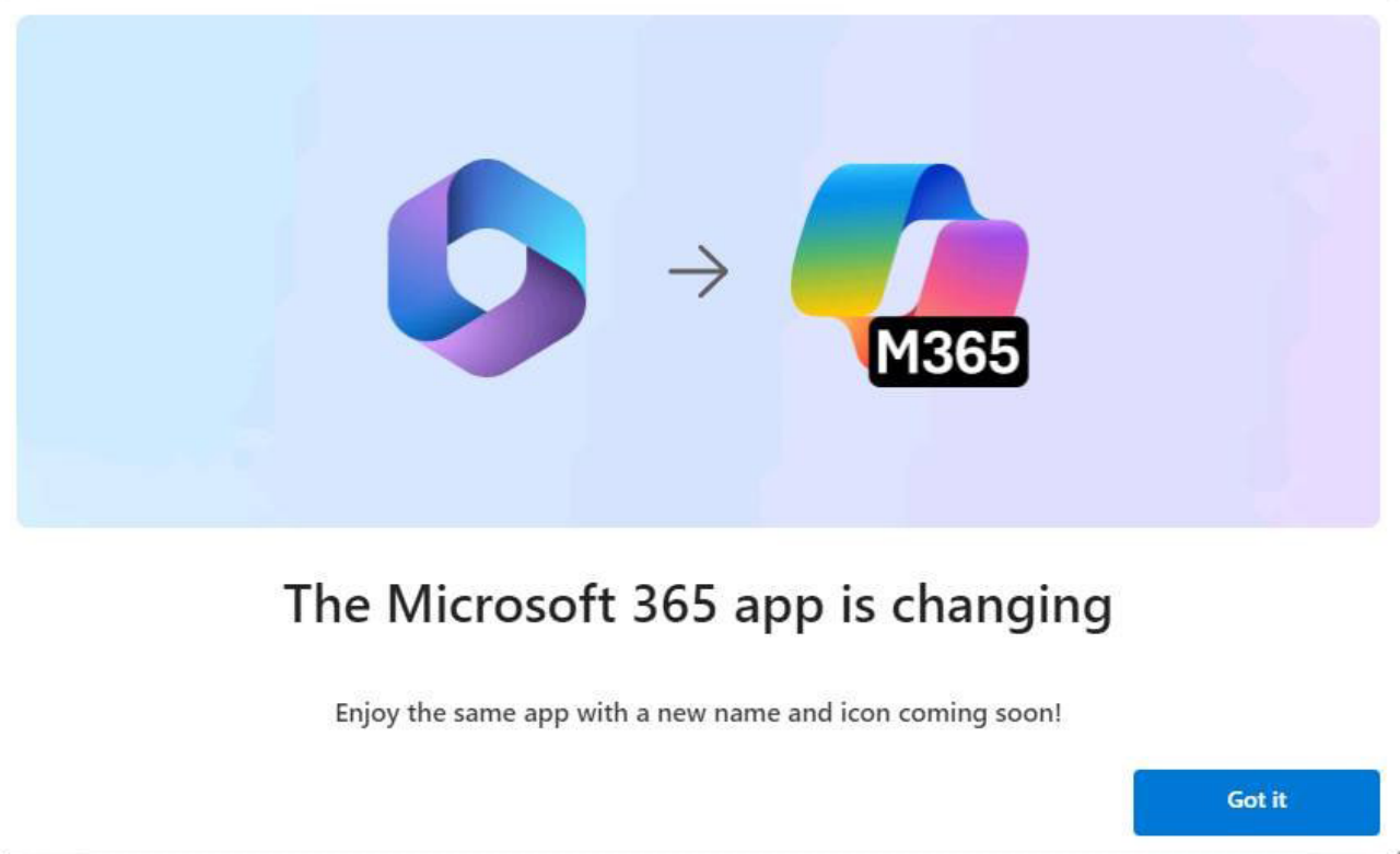 微软开始向用户推送Microsoft 365新名称和新LOGO