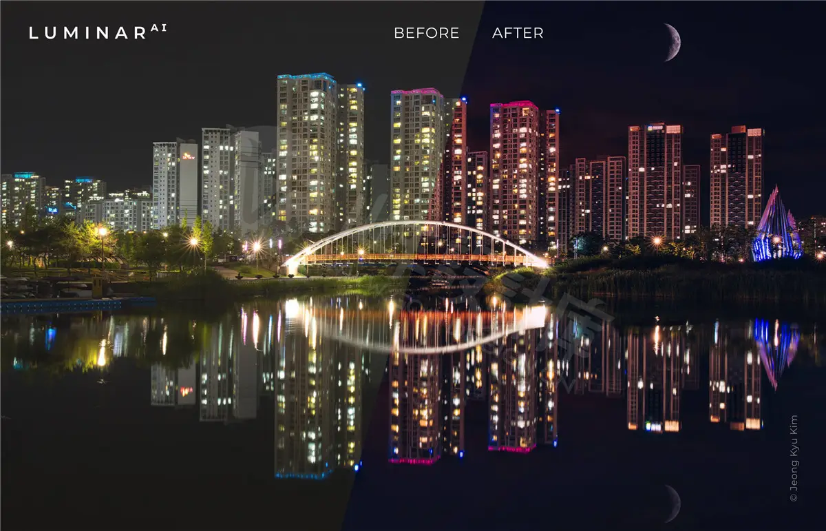 Skylum Luminar AI 效果对比图2