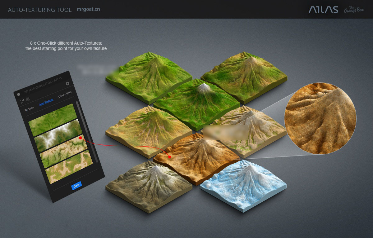 3D Map Generator Atlas 效果展示图