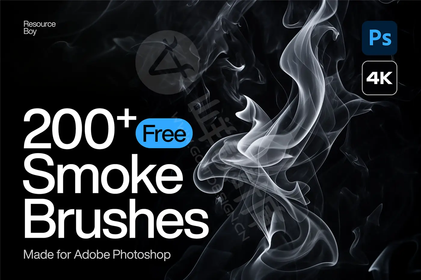 200+ 烟雾 Photoshop 画笔