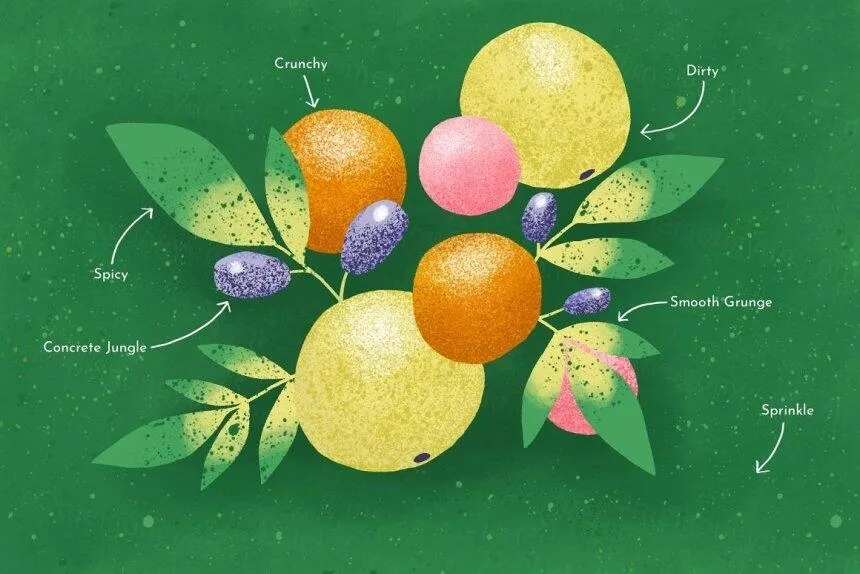 高质量水彩画水粉画砂砾噪点纹理Procreate笔刷 展示图3