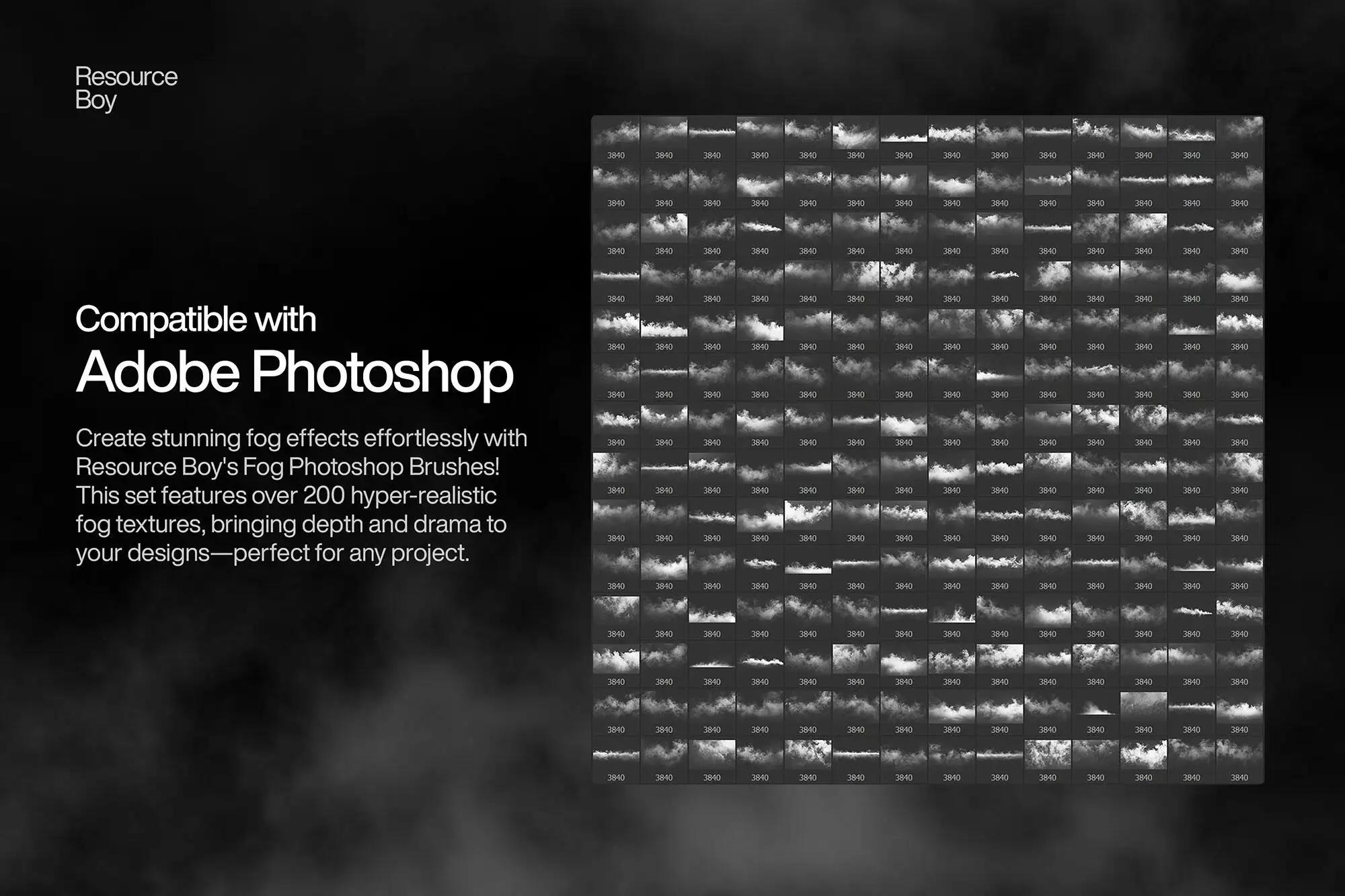 200+ 雾 Photoshop 画笔