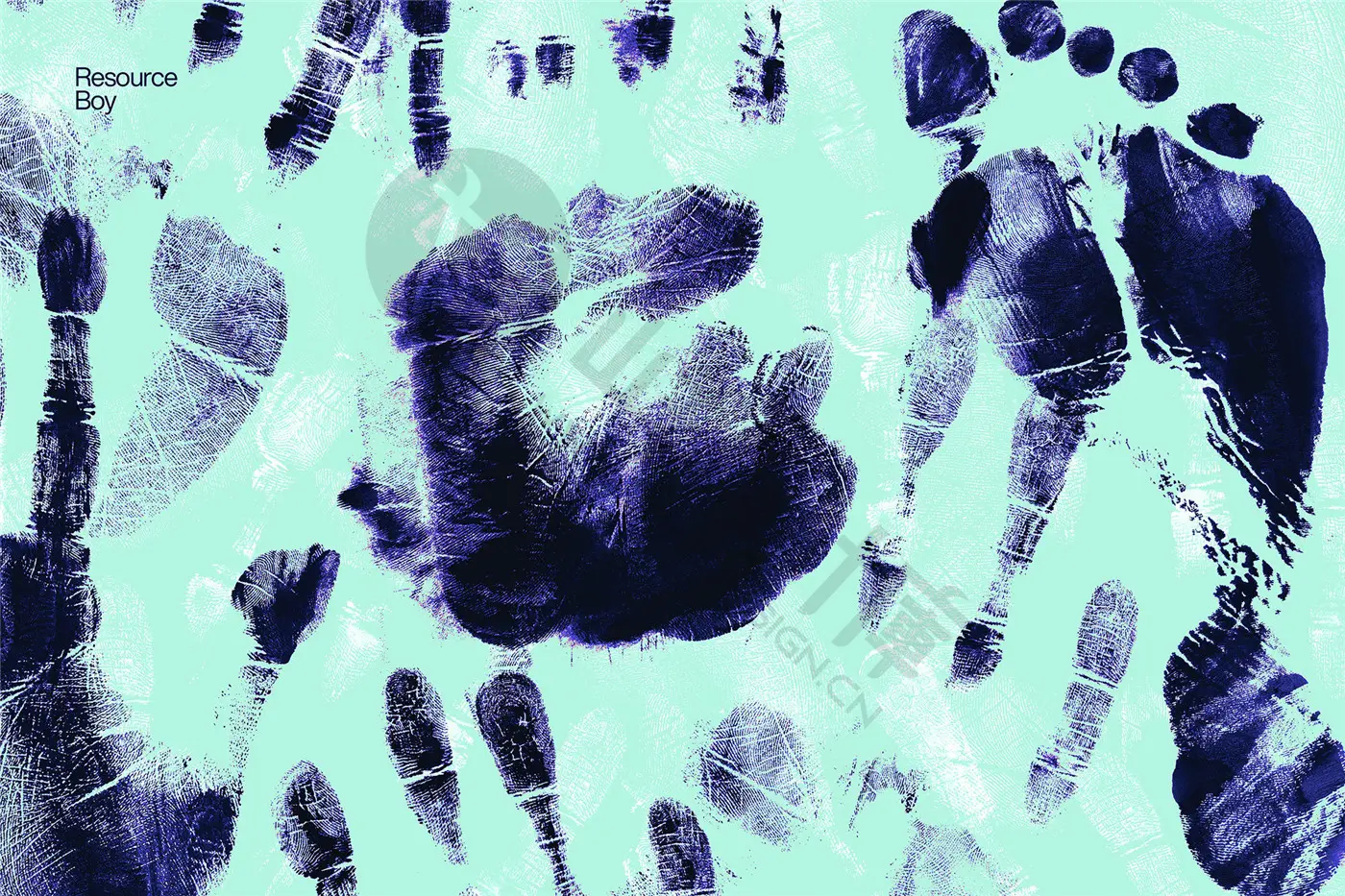 100+ 手掌/指纹 Photoshop 画笔