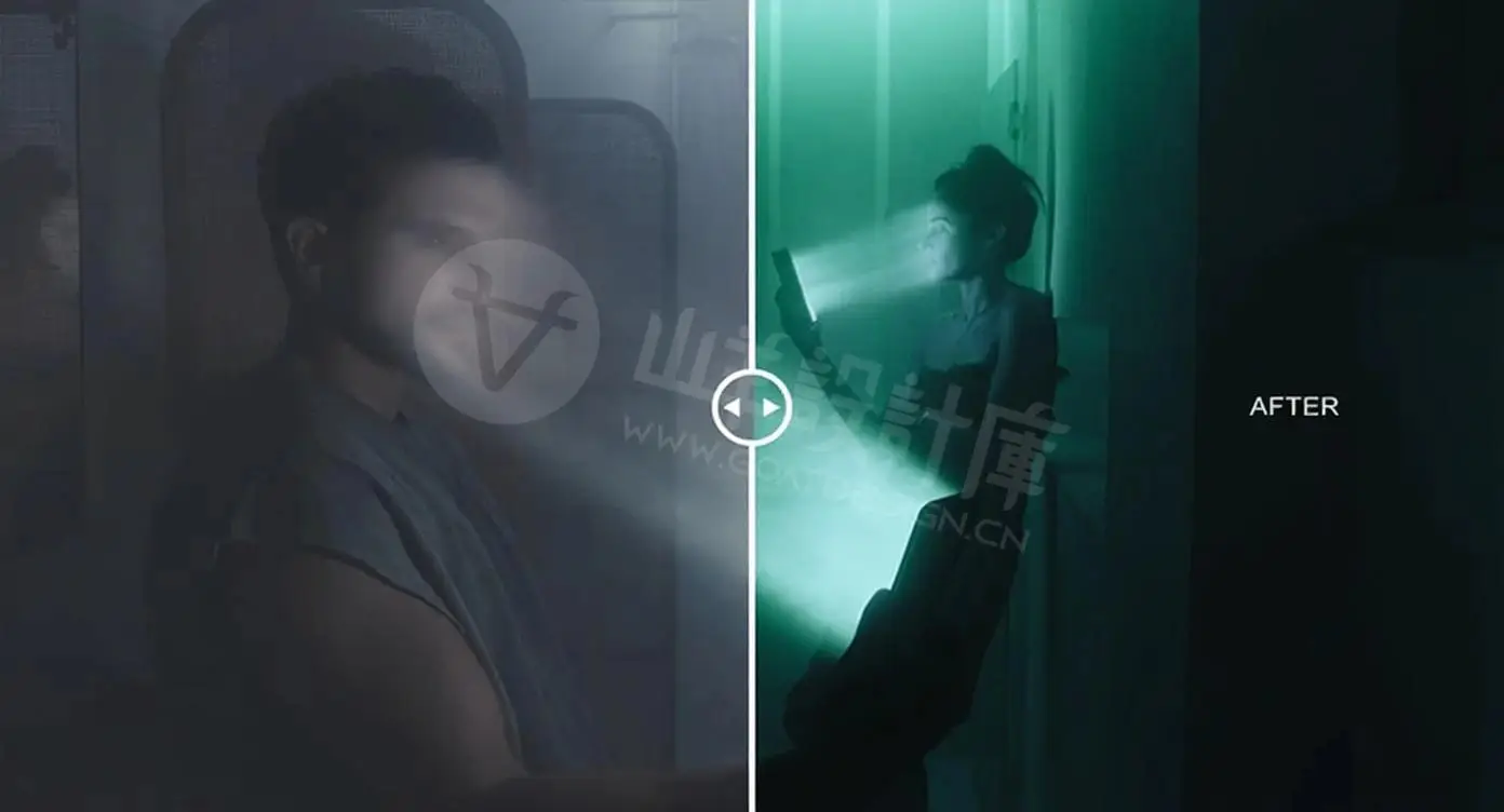深沉阴暗高对比阴影情绪氛围视觉摄影调色LUT及Lightroom预设