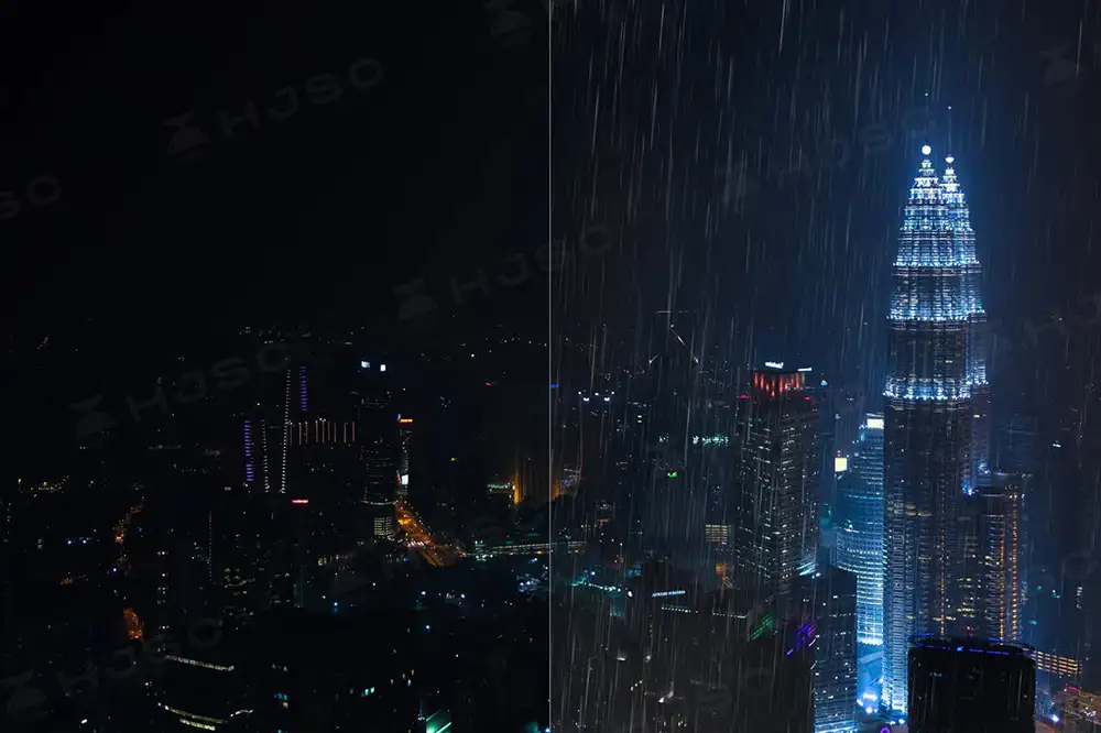 真实下雨效果图雨水画笔PS笔刷 演示图5