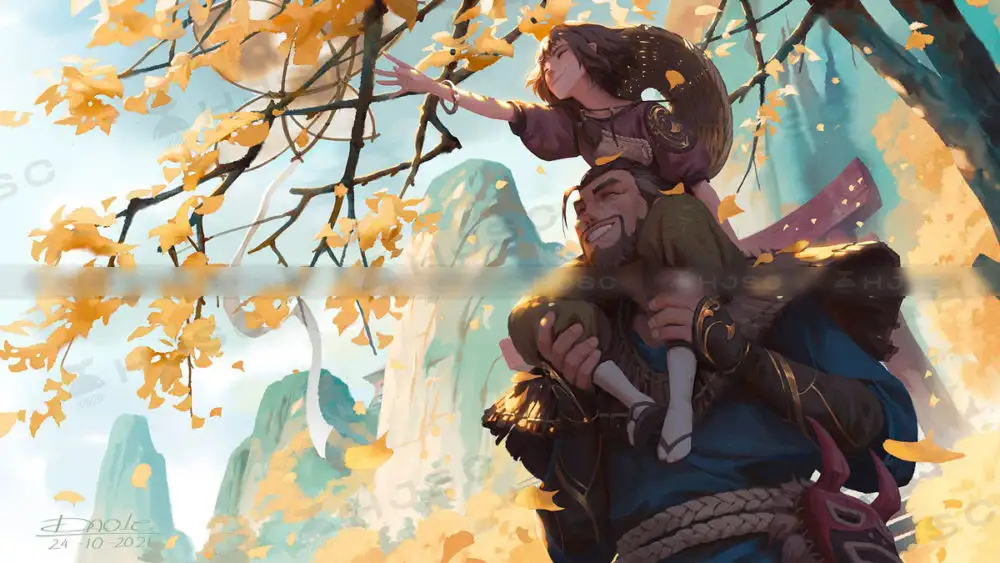Dao Le Trong CG原画厚涂人像场景卡通插画ps笔刷procreate笔刷