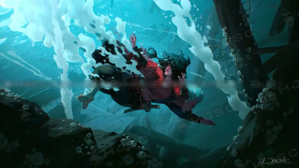 Dao Le Trong CG原画厚涂人像场景卡通插画ps笔刷procreate笔刷