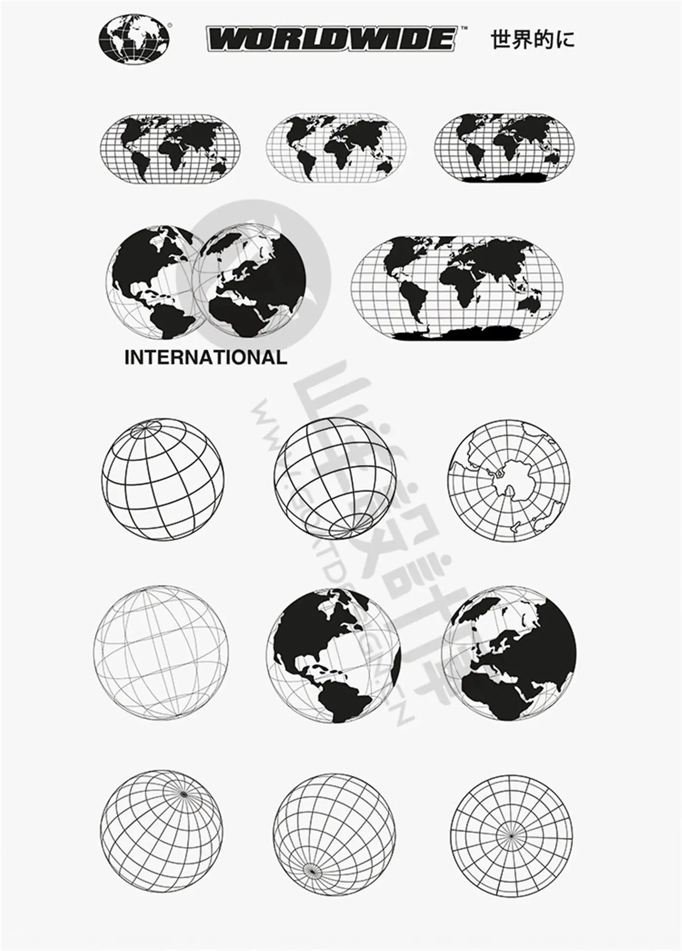 潮流酸性机能科技感HUD图案音乐专辑DISC图标DOLBYAI矢量