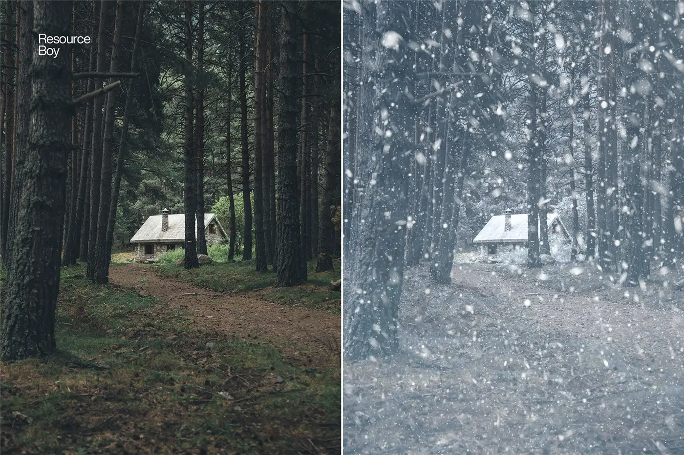 100个 下雪效果 Photoshop 画笔