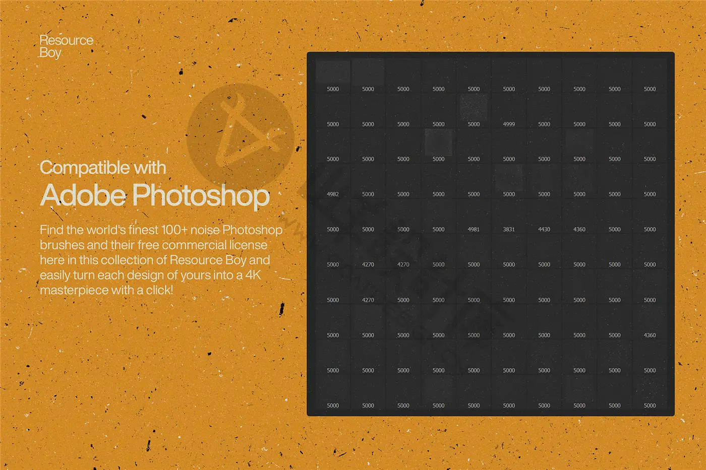 100+ 噪声 Photoshop 画笔预览图2