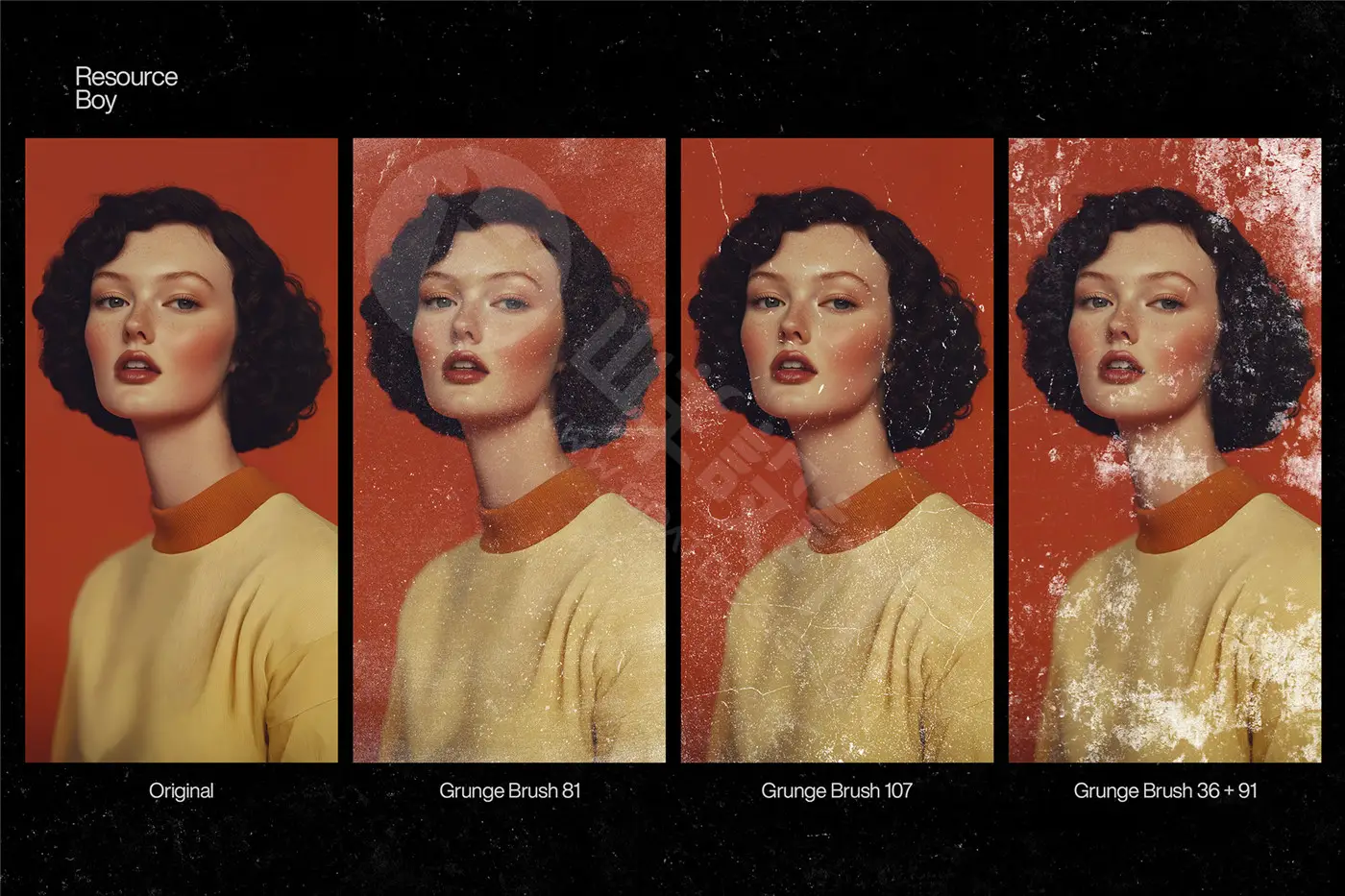 200+ 做旧 Photoshop 画笔2