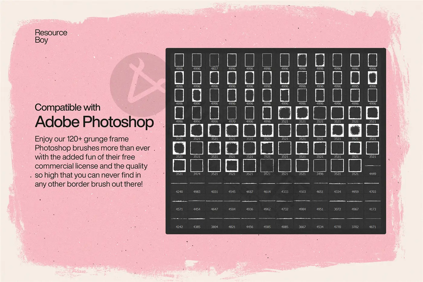 120+ 边框 Photoshop 画笔预览图3