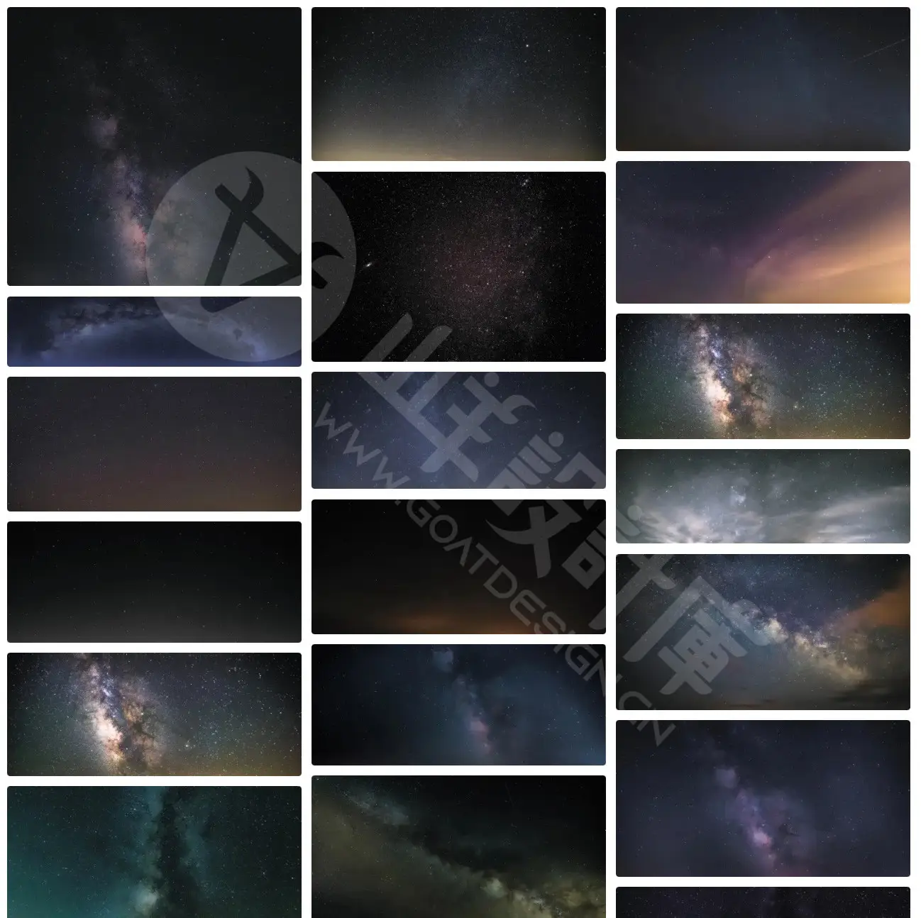 星河银河系太空宇宙星空夜空高清背景 预览图1