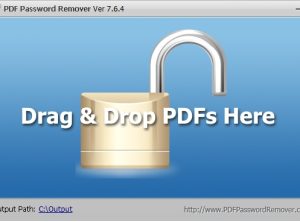 PDF解密小工具  PDF Password Remover 7.6.4