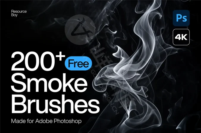 200+ 烟雾 Photoshop 画笔
