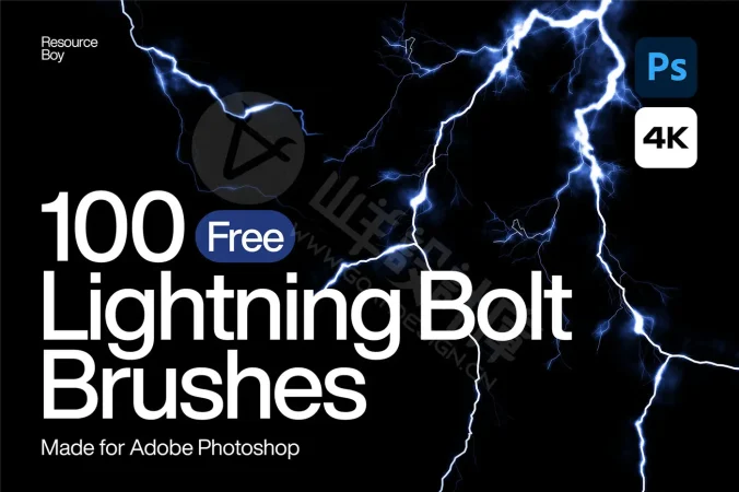 100款 闪电效果 Photoshop 画笔